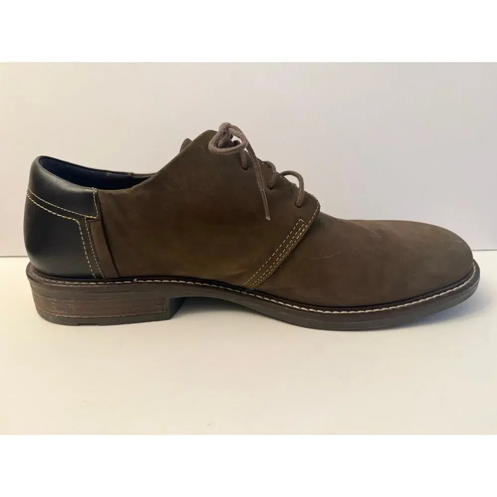 Naot Chief Oxford Dress Shoes Mens Size 13-13.5 EU 46 Lace Up Brown Suede Nubuck